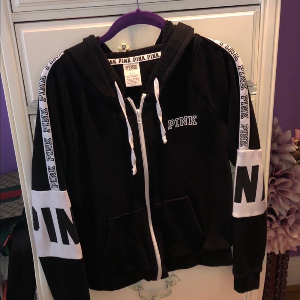 Pink Zip Up Hoodie